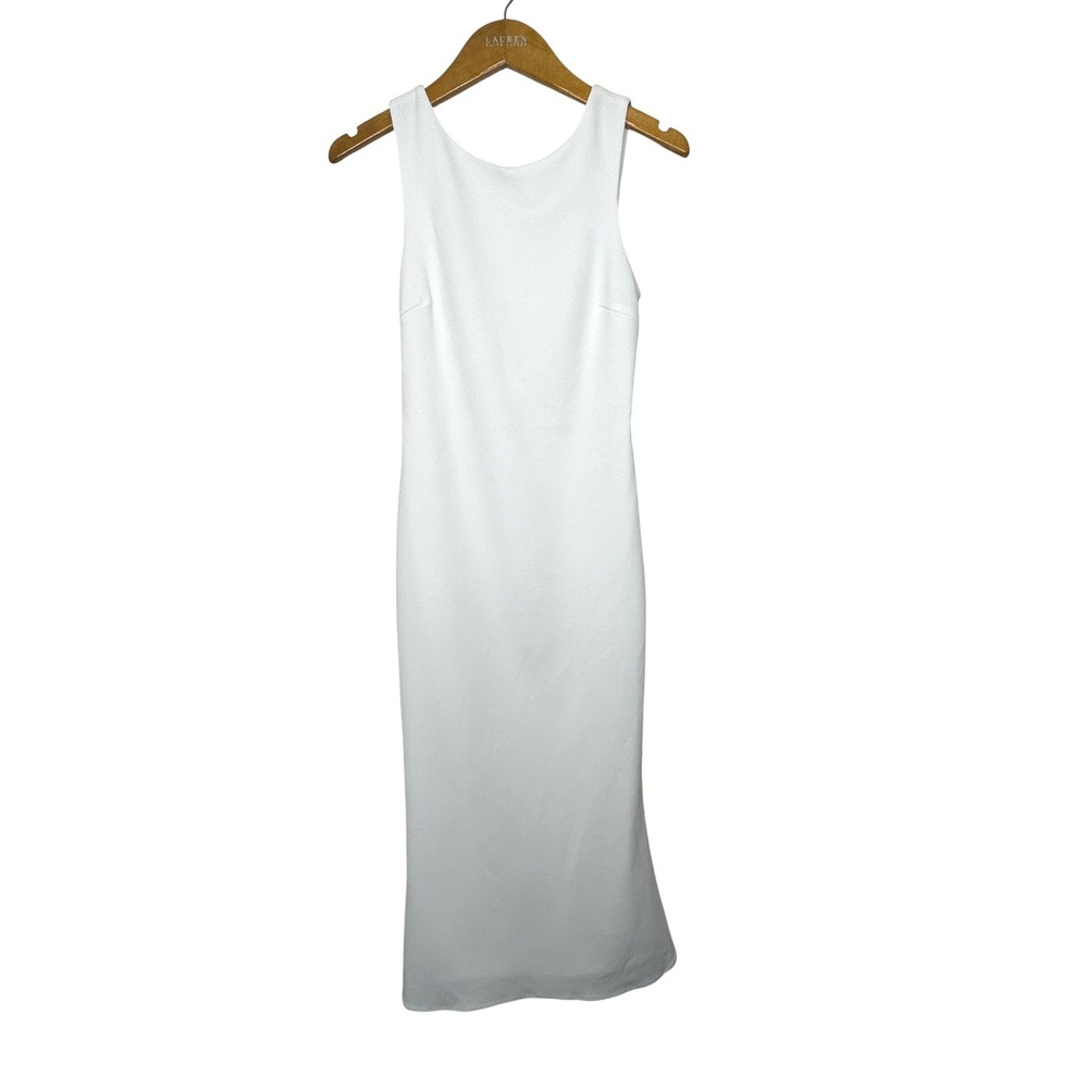 Lulus Sleeveless Maxi Dress Small White